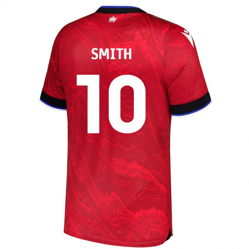 Danxen Kinderen Sam Smith #10 Rood Zwart Uitshirt Uittenue 2024/25 T-Shirt