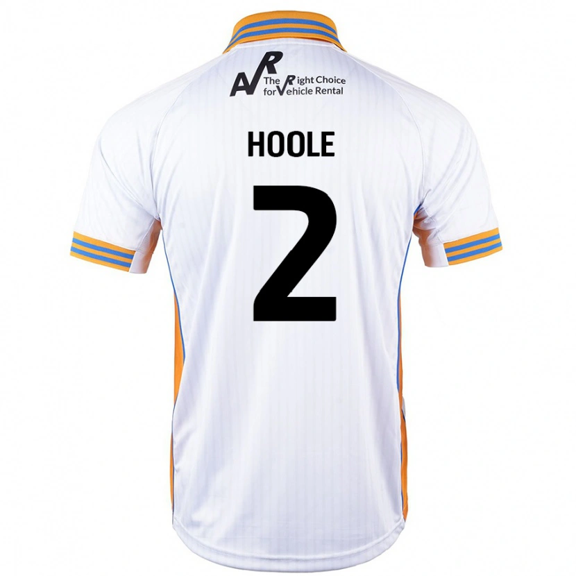 Danxen Kinderen Luca Hoole #2 Wit Uitshirt Uittenue 2024/25 T-Shirt