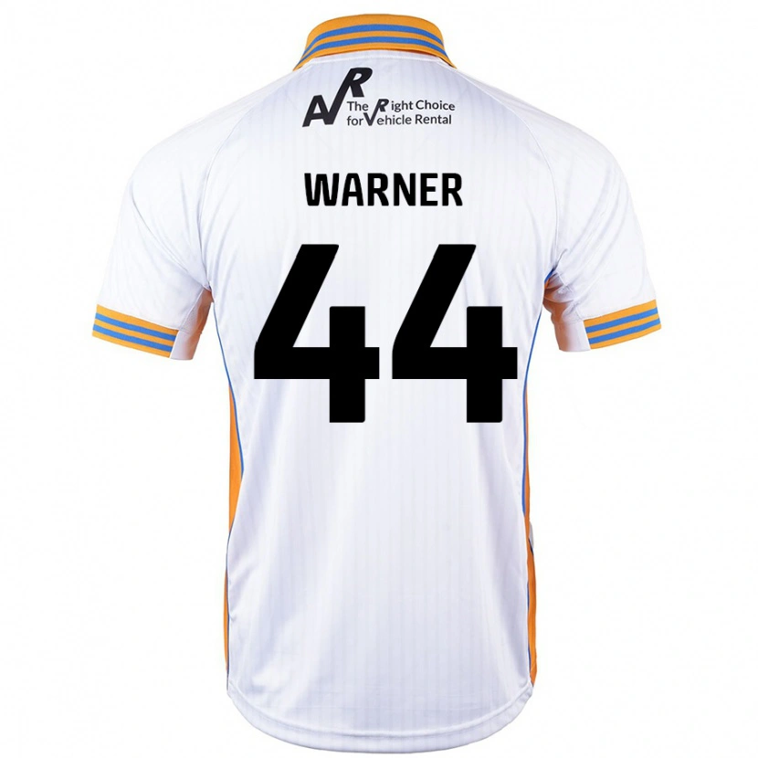 Danxen Kinderen James Warner #44 Wit Uitshirt Uittenue 2024/25 T-Shirt