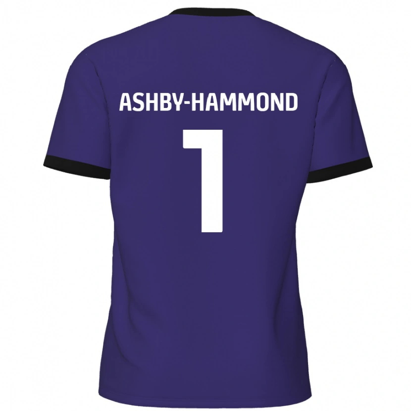 Danxen Kinderen Taye Ashby-Hammond #1 Paars Uitshirt Uittenue 2024/25 T-Shirt