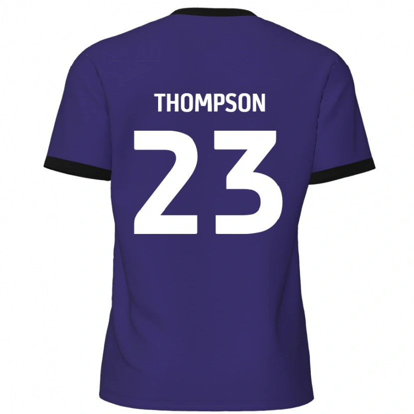 Danxen Kinderen Louis Thompson #23 Paars Uitshirt Uittenue 2024/25 T-Shirt