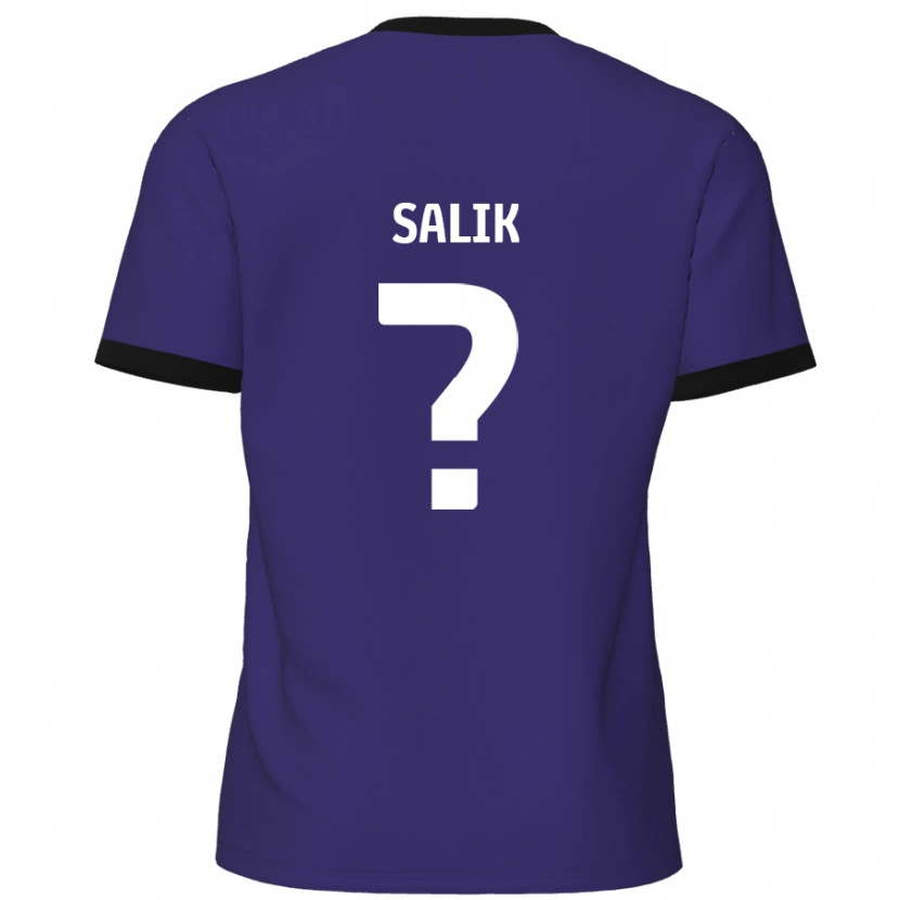 Danxen Kinderen Tanil Salik #0 Paars Uitshirt Uittenue 2024/25 T-Shirt