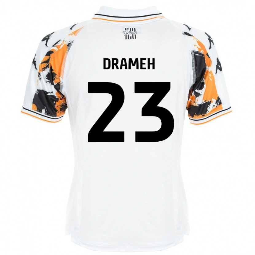 Danxen Kinderen Cody Drameh #23 Wit Uitshirt Uittenue 2024/25 T-Shirt