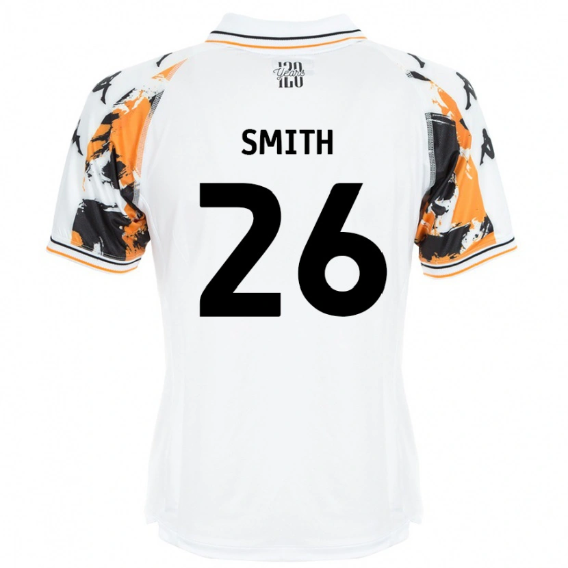 Danxen Kinderen Andy Smith #26 Wit Uitshirt Uittenue 2024/25 T-Shirt