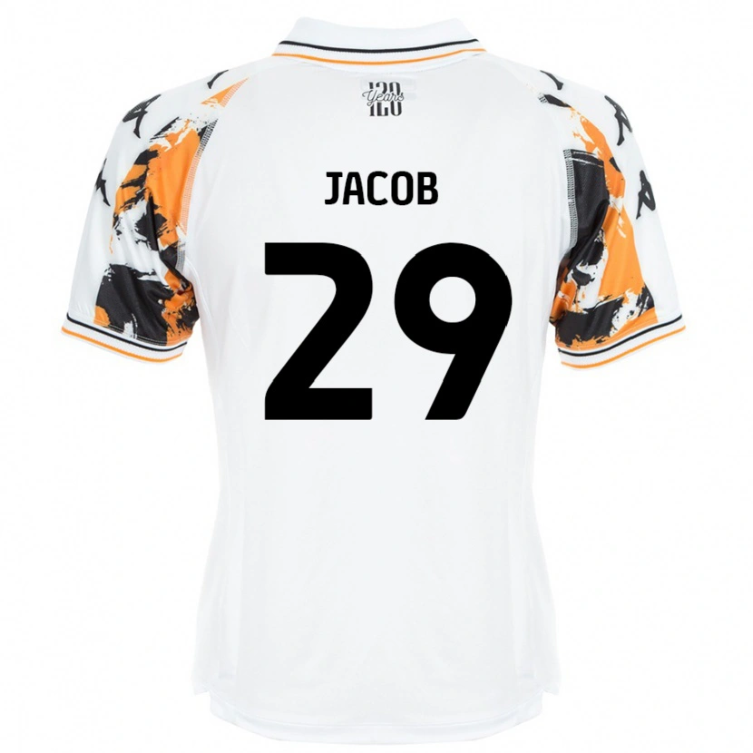 Danxen Kinderen Matty Jacob #29 Wit Uitshirt Uittenue 2024/25 T-Shirt