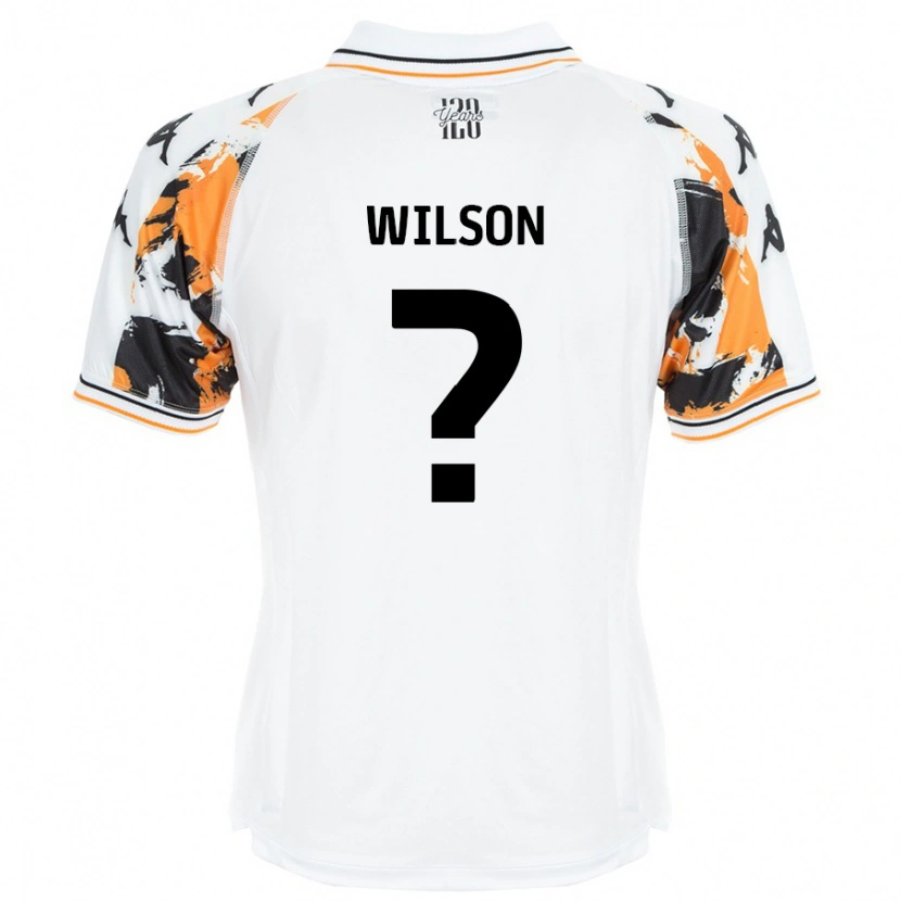 Danxen Kinderen George Wilson #0 Wit Uitshirt Uittenue 2024/25 T-Shirt