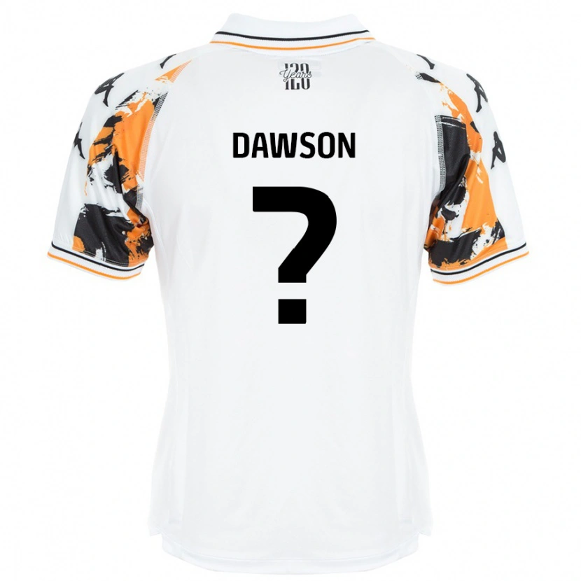 Danxen Kinderen Lucas Dawson #0 Wit Uitshirt Uittenue 2024/25 T-Shirt