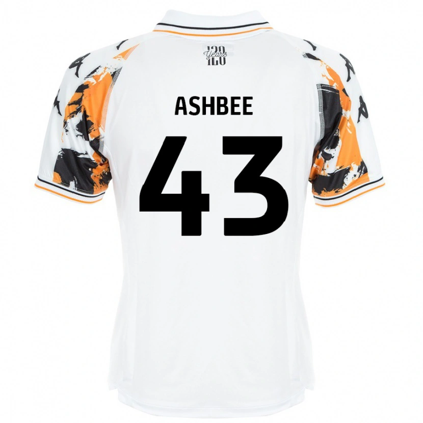 Danxen Kinderen Stanley Ashbee #43 Wit Uitshirt Uittenue 2024/25 T-Shirt