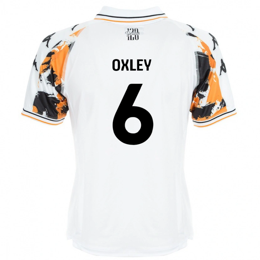 Danxen Kinderen Tilly Oxley #6 Wit Uitshirt Uittenue 2024/25 T-Shirt