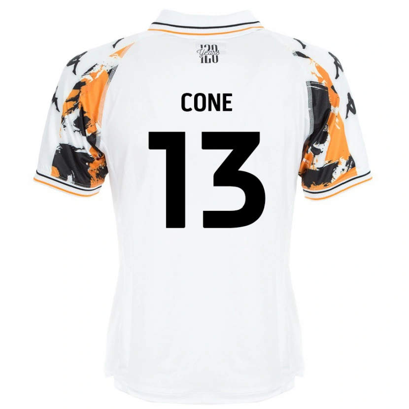 Danxen Kinderen Sharla Cone #13 Wit Uitshirt Uittenue 2024/25 T-Shirt