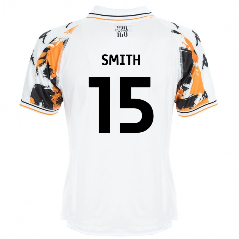 Danxen Kinderen Suey Smith #15 Wit Uitshirt Uittenue 2024/25 T-Shirt