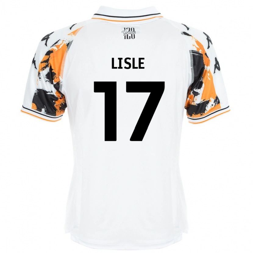 Danxen Kinderen Mary Lisle #17 Wit Uitshirt Uittenue 2024/25 T-Shirt