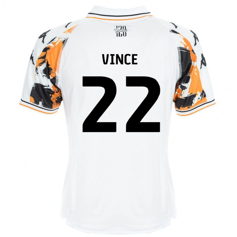 Danxen Kinderen Anna Vince #22 Wit Uitshirt Uittenue 2024/25 T-Shirt