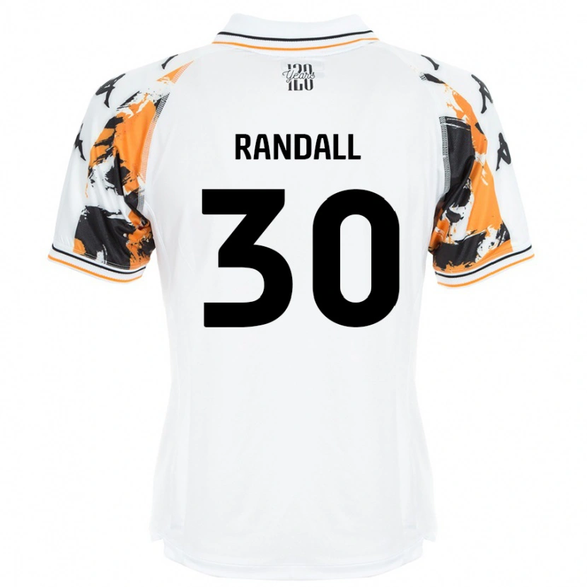 Danxen Kinderen Jennifer Randall #30 Wit Uitshirt Uittenue 2024/25 T-Shirt