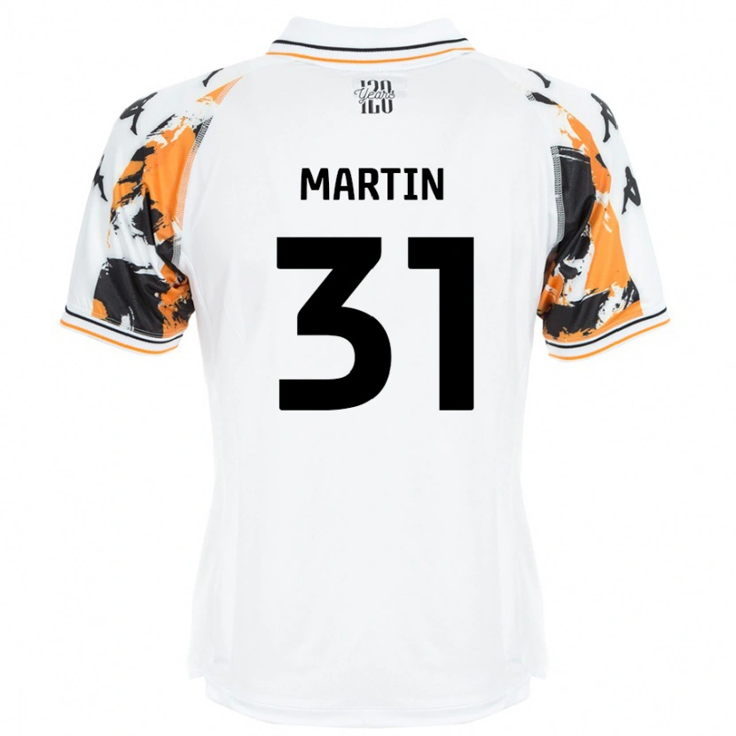 Danxen Kinderen Faith Martin #31 Wit Uitshirt Uittenue 2024/25 T-Shirt