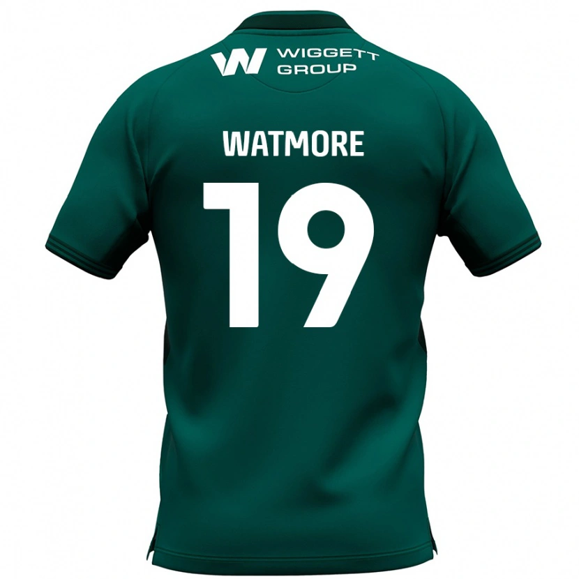 Danxen Kinderen Duncan Watmore #19 Groen Uitshirt Uittenue 2024/25 T-Shirt