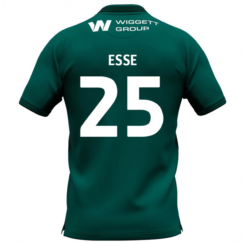 Danxen Kinderen Romain Esse #25 Groen Uitshirt Uittenue 2024/25 T-Shirt