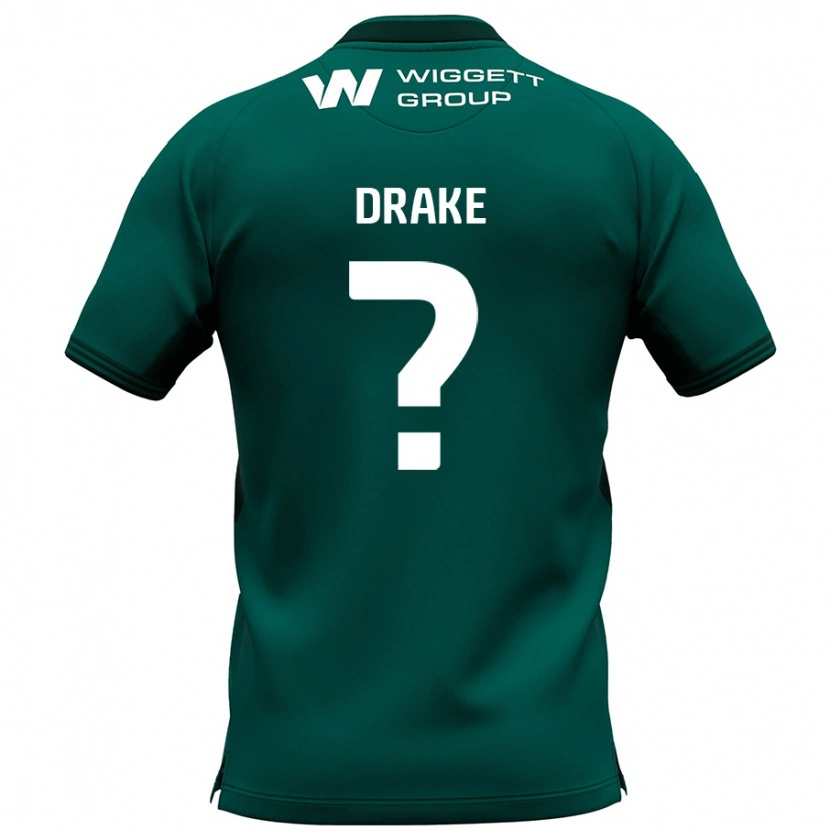 Danxen Kinderen Ben Drake #0 Groen Uitshirt Uittenue 2024/25 T-Shirt