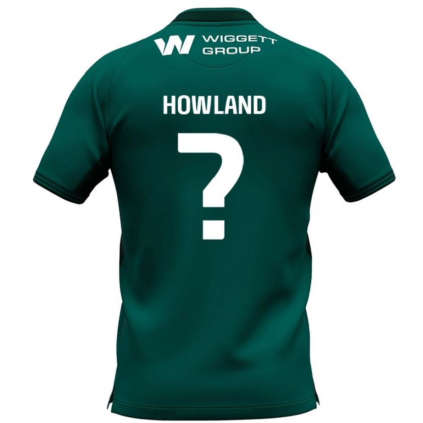 Danxen Kinderen Jack Howland #0 Groen Uitshirt Uittenue 2024/25 T-Shirt