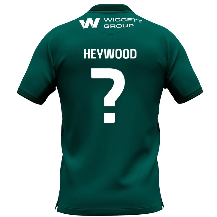 Danxen Kinderen Kavalli Heywood #0 Groen Uitshirt Uittenue 2024/25 T-Shirt