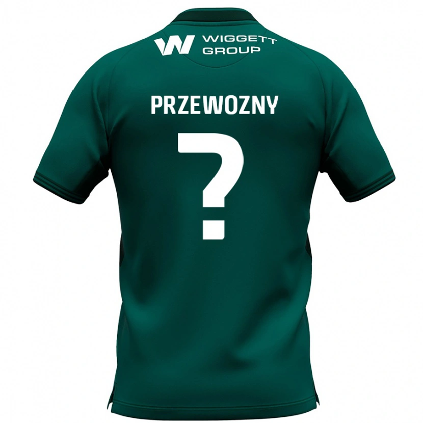 Danxen Kinderen Jakub Przewozny #0 Groen Uitshirt Uittenue 2024/25 T-Shirt