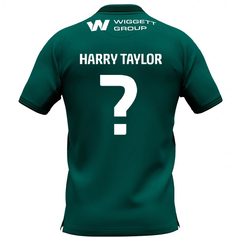 Danxen Kinderen Harry Taylor #0 Groen Uitshirt Uittenue 2024/25 T-Shirt