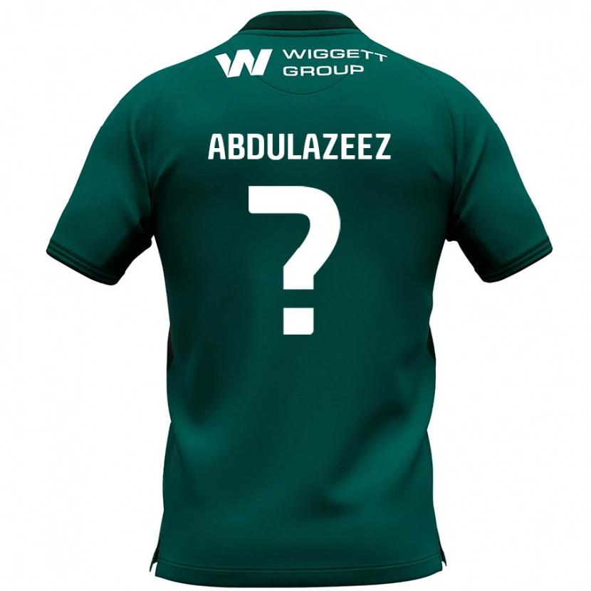 Danxen Kinderen Abdulahi Abdulazeez #0 Groen Uitshirt Uittenue 2024/25 T-Shirt