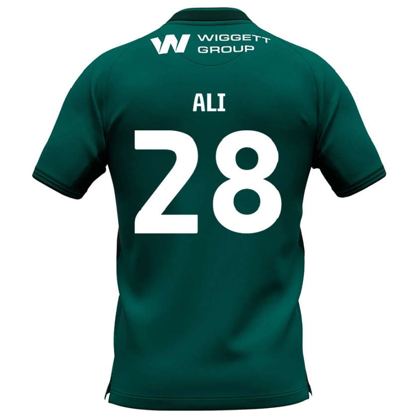 Danxen Kinderen Francesca Ali #28 Groen Uitshirt Uittenue 2024/25 T-Shirt