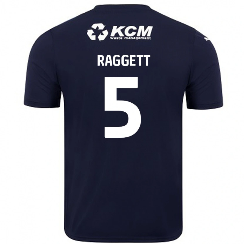 Danxen Kinderen Sean Raggett #5 Marineblauw Uitshirt Uittenue 2024/25 T-Shirt