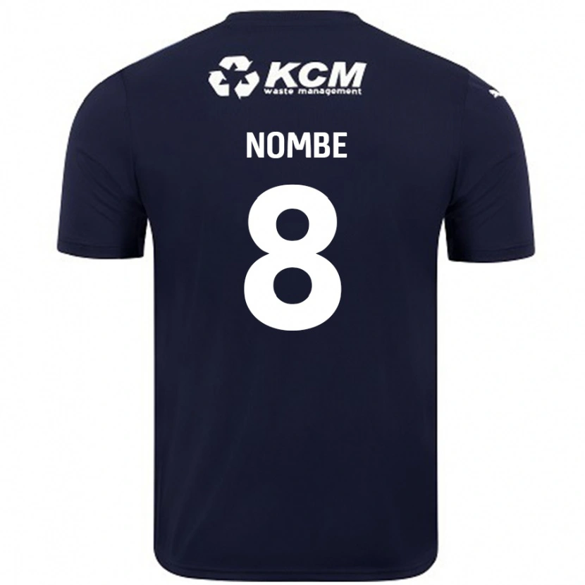 Danxen Kinderen Sam Nombe #8 Marineblauw Uitshirt Uittenue 2024/25 T-Shirt