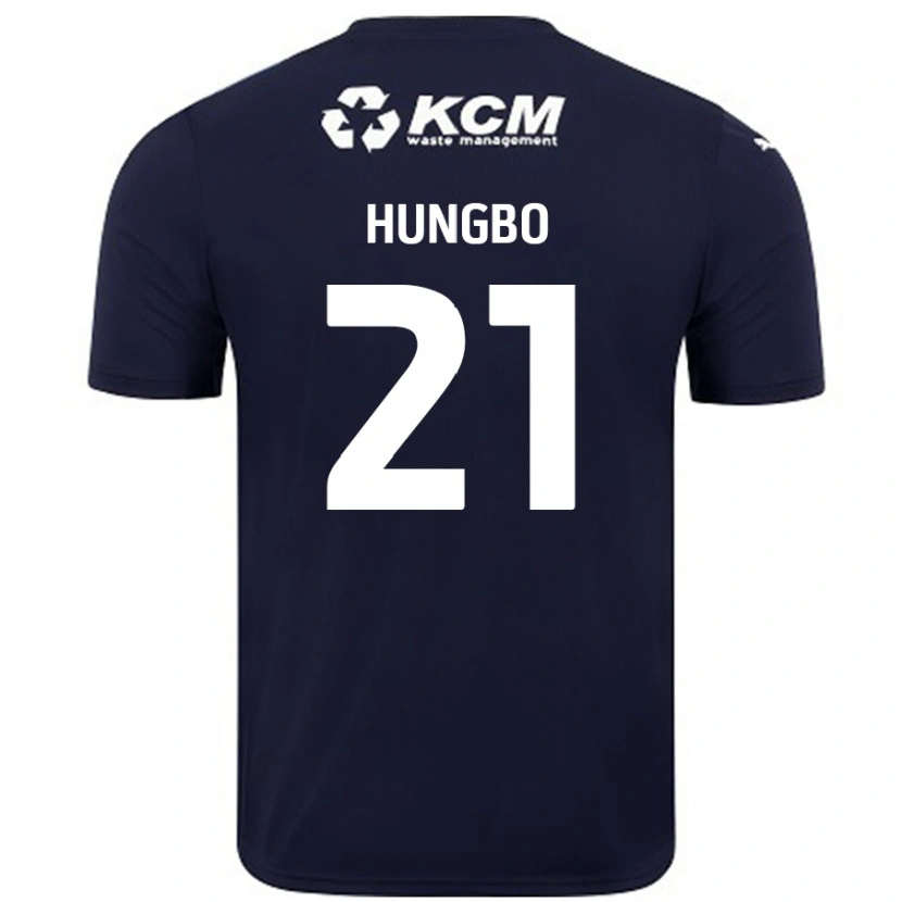 Danxen Kinderen Joseph Hungbo #21 Marineblauw Uitshirt Uittenue 2024/25 T-Shirt