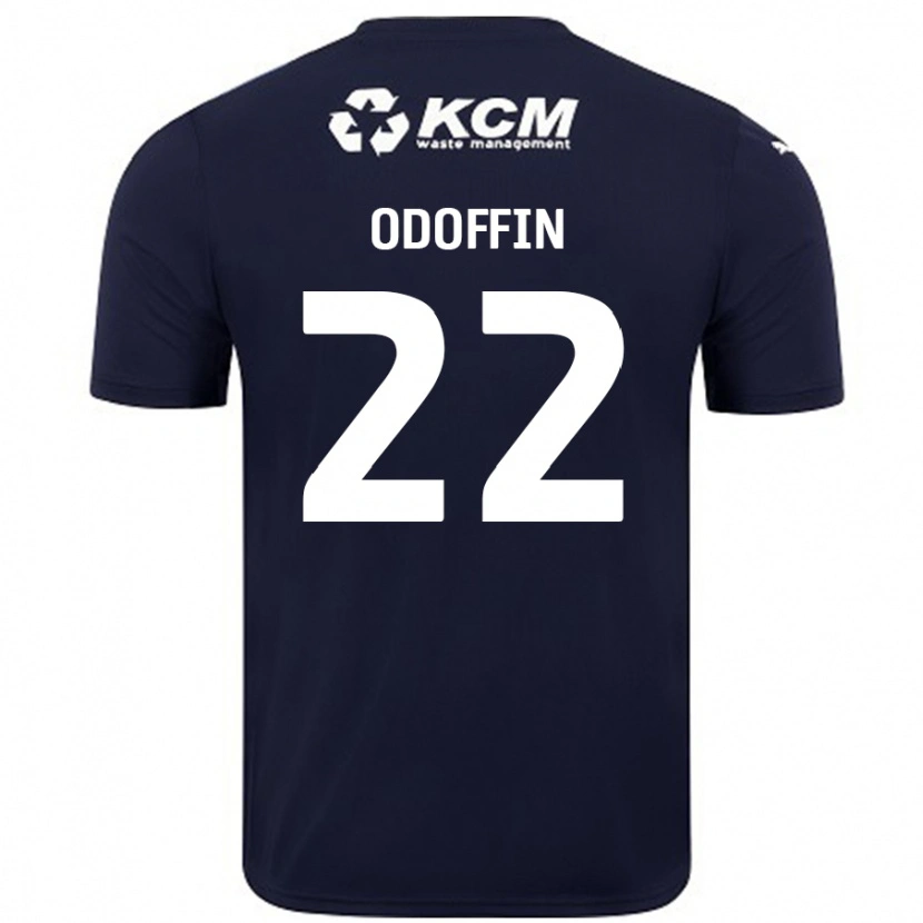 Danxen Kinderen Hakeem Odoffin #22 Marineblauw Uitshirt Uittenue 2024/25 T-Shirt