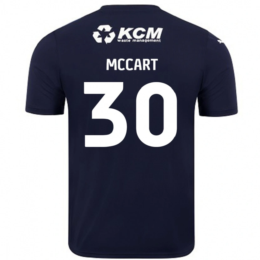 Danxen Kinderen Jamie Mccart #30 Marineblauw Uitshirt Uittenue 2024/25 T-Shirt