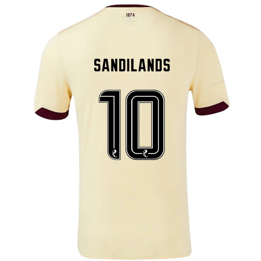 Danxen Kinderen Callum Sandilands #10 Crème Bordeauxrood Uitshirt Uittenue 2024/25 T-Shirt