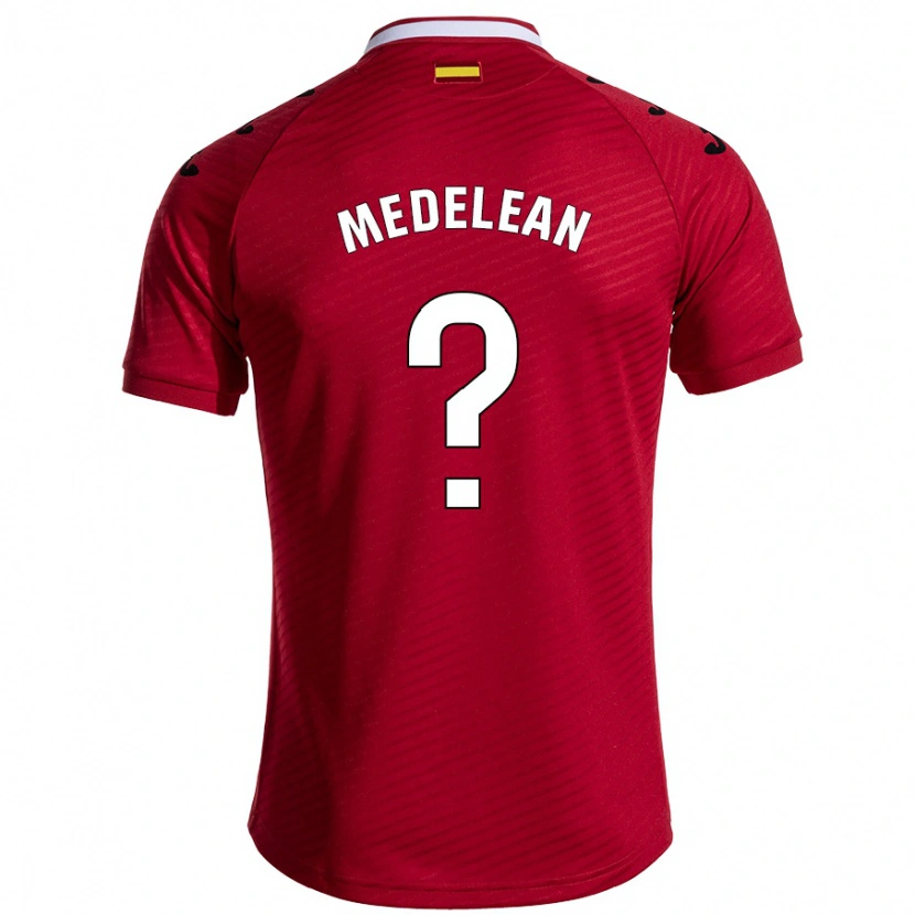 Danxen Kinderen Valentin Medelean #0 Donkerrood Uitshirt Uittenue 2024/25 T-Shirt