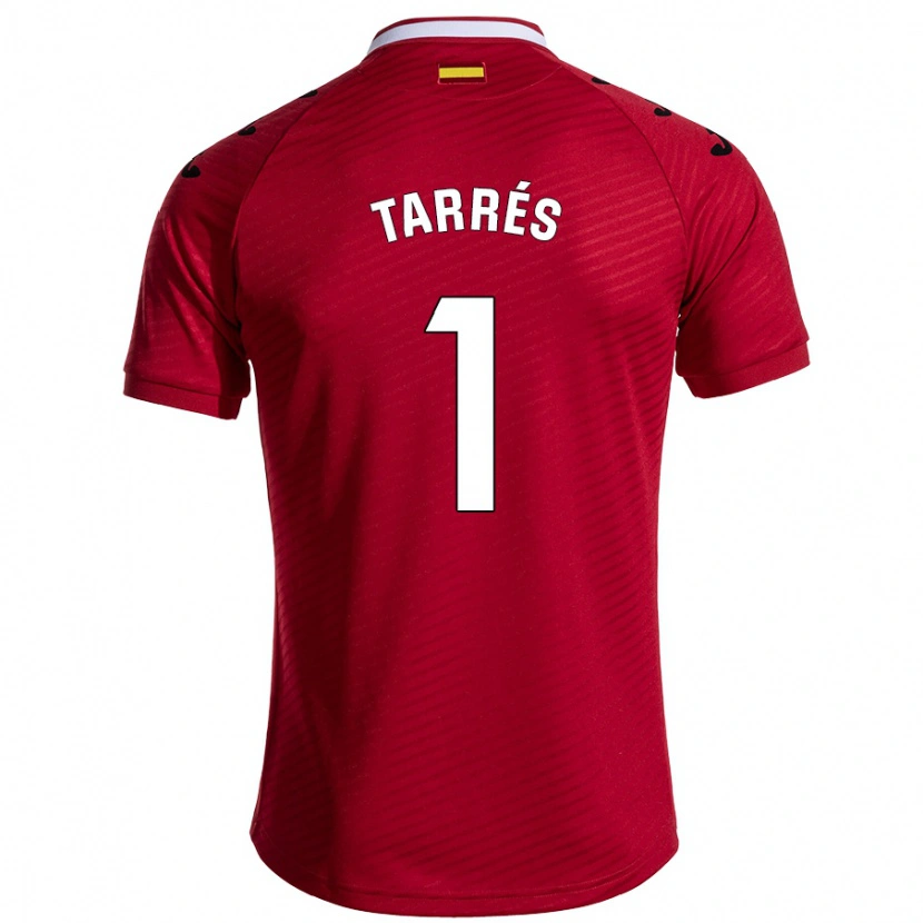 Danxen Kinderen Lluis Tarrés #1 Donkerrood Uitshirt Uittenue 2024/25 T-Shirt