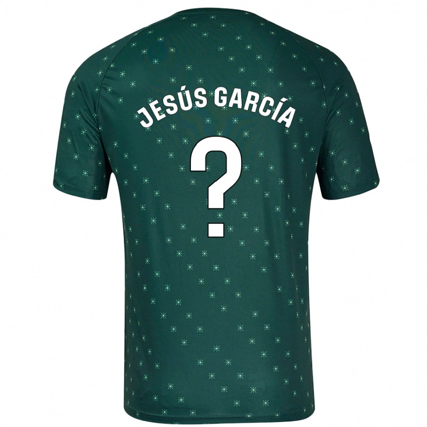 Danxen Kinderen Jesús García #0 Donkergroen Uitshirt Uittenue 2024/25 T-Shirt