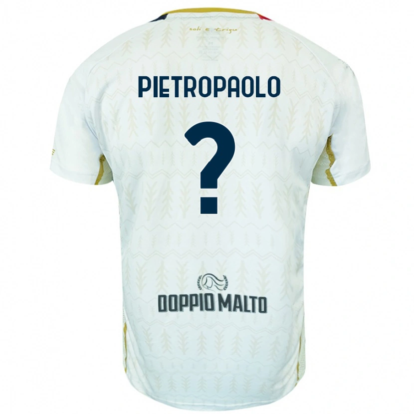 Danxen Kinderen Mario Pietropaolo #0 Wit Uitshirt Uittenue 2024/25 T-Shirt