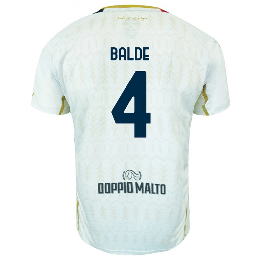 Danxen Kinderen Mamadou Balde #4 Wit Uitshirt Uittenue 2024/25 T-Shirt