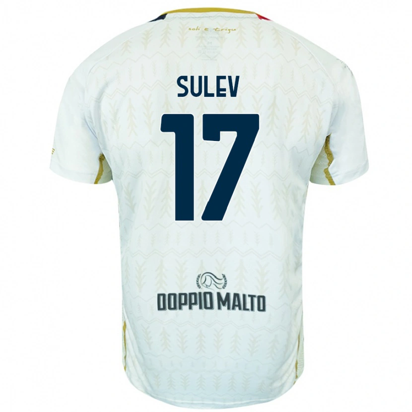 Danxen Kinderen Ivan Sulev #17 Wit Uitshirt Uittenue 2024/25 T-Shirt