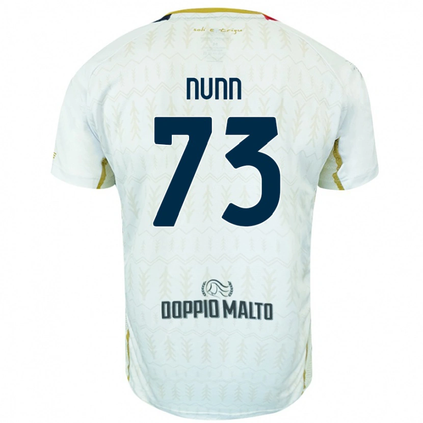 Danxen Kinderen Jack Nunn #73 Wit Uitshirt Uittenue 2024/25 T-Shirt