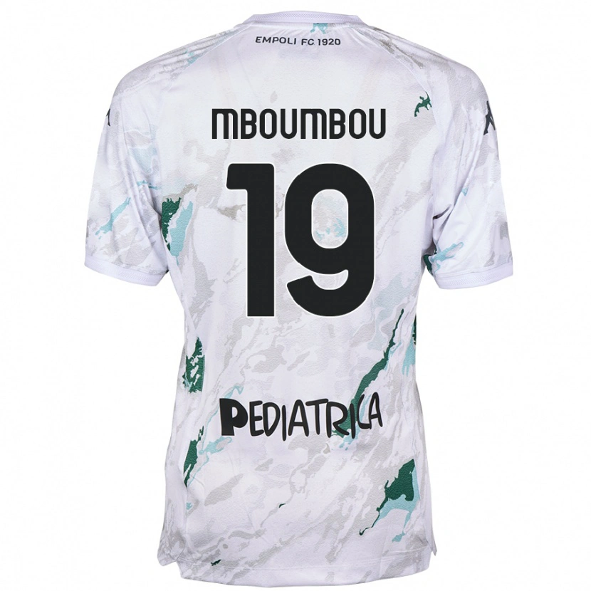 Danxen Kinderen Arnaud Mboumbou #19 Grijs Uitshirt Uittenue 2024/25 T-Shirt