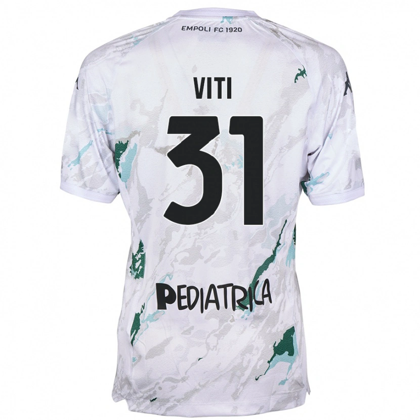 Danxen Kinderen Vittorio Viti #31 Grijs Uitshirt Uittenue 2024/25 T-Shirt