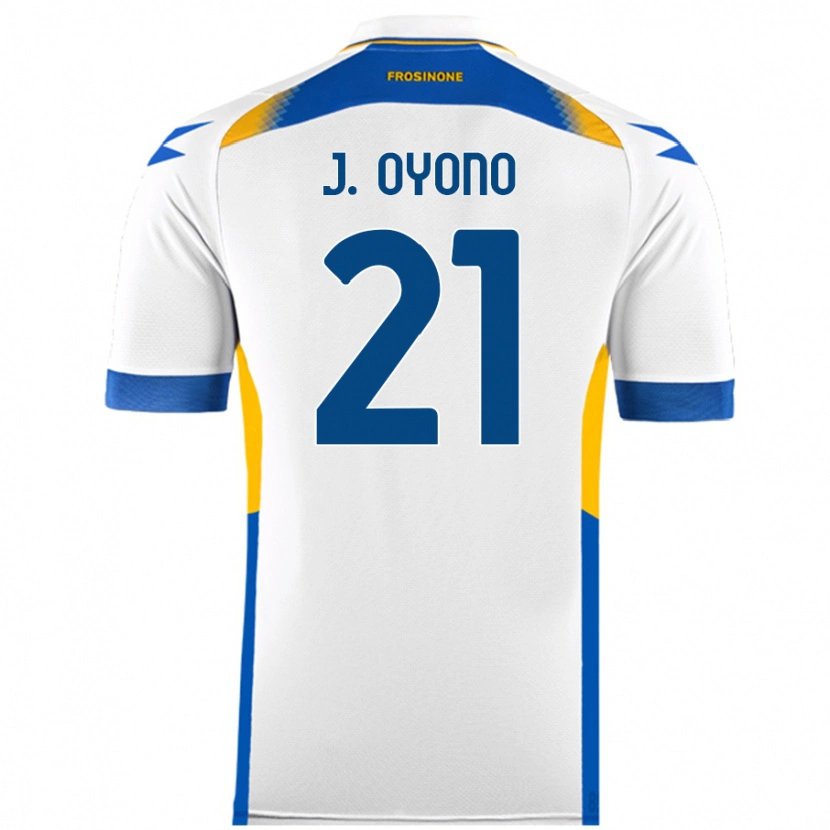 Danxen Kinderen Jérémy Oyono #21 Wit Uitshirt Uittenue 2024/25 T-Shirt