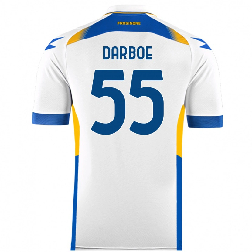 Danxen Kinderen Ebrima Darboe #55 Wit Uitshirt Uittenue 2024/25 T-Shirt