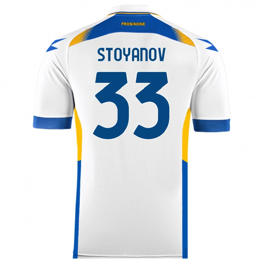 Danxen Kinderen Steliyan Stoyanov #33 Wit Uitshirt Uittenue 2024/25 T-Shirt