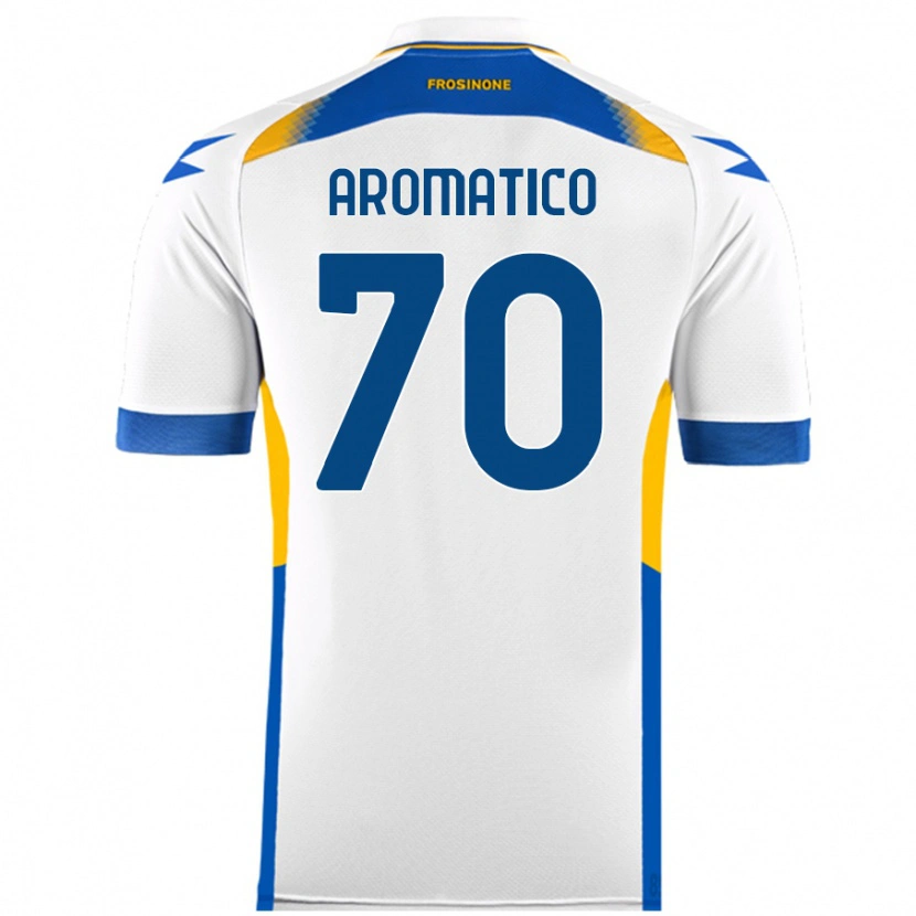 Danxen Kinderen Raul Aromatico #70 Wit Uitshirt Uittenue 2024/25 T-Shirt