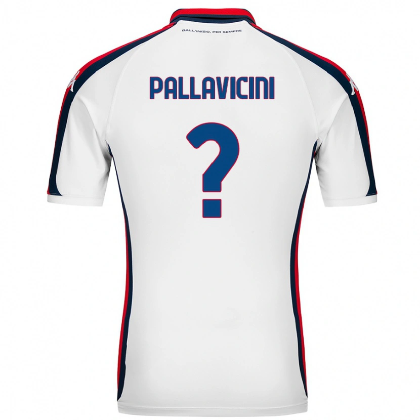 Danxen Kinderen Matteo Pallavicini #0 Wit Uitshirt Uittenue 2024/25 T-Shirt