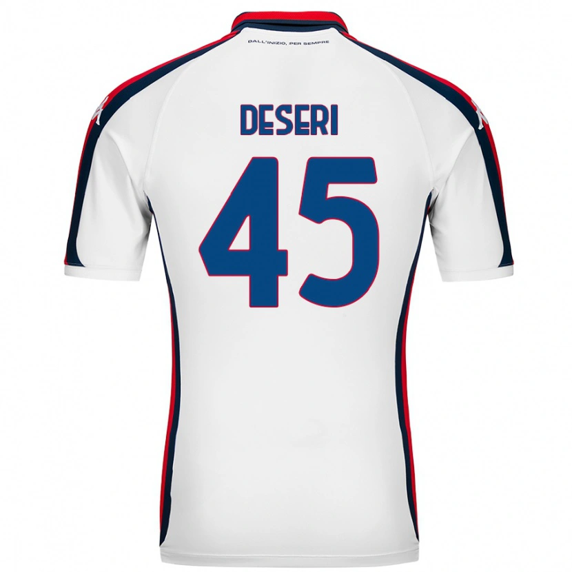 Danxen Kinderen Gracien Deseri #45 Wit Uitshirt Uittenue 2024/25 T-Shirt