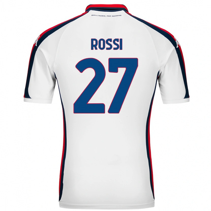 Danxen Kinderen Lucrezia Rossi #27 Wit Uitshirt Uittenue 2024/25 T-Shirt